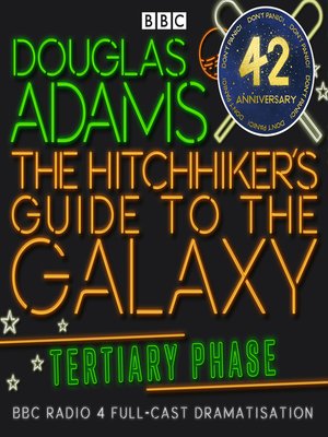 cover image of Hitchhiker's Guide to the Galaxy: The Tertiary Phase
